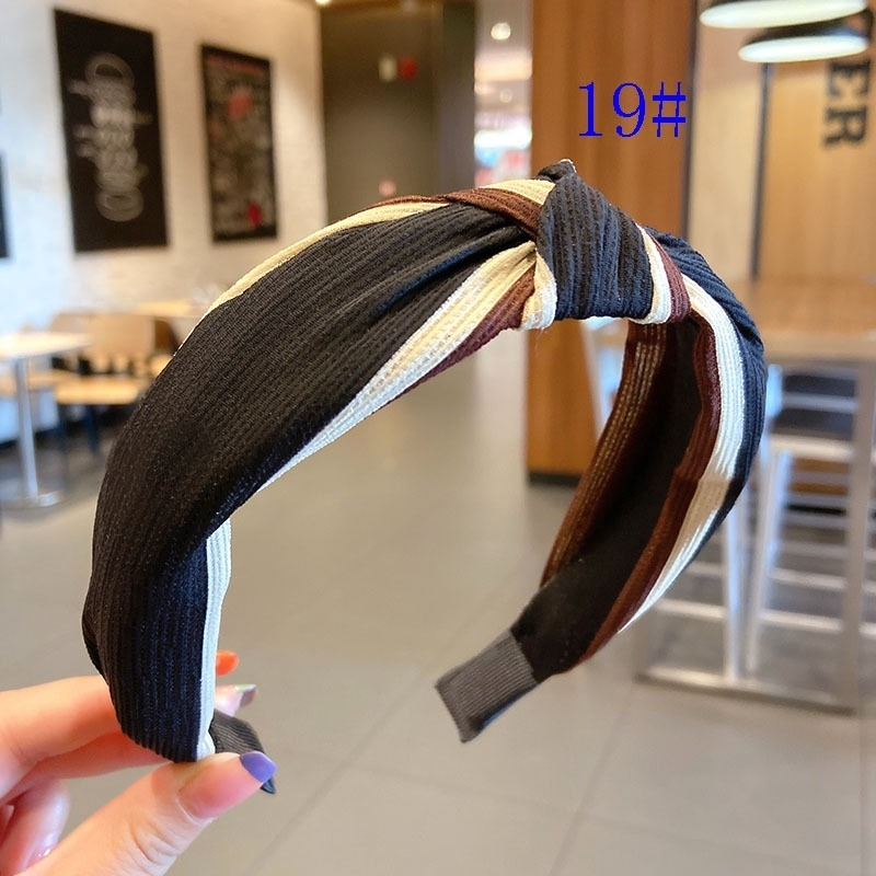 Băng đô vải cài tóc họa tiết chấm bi xinh xắn