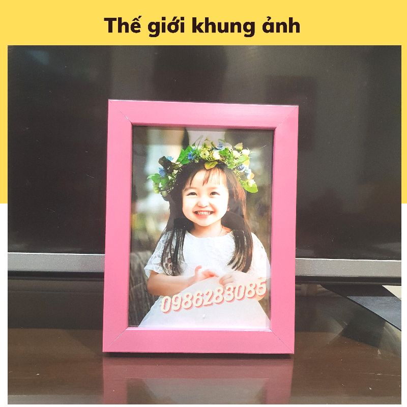 Bán sỉ /lẻ khung ảnh để bàn 13x18 tặng kèm chân để bàn, dùng keo gắn tiện lợi | BigBuy360 - bigbuy360.vn