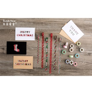 Set thiệp và washi trang trí chủ đề Noel - Giáng sinh S000