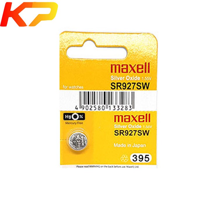 pin đồng hồ sr927sw sr927 395 maxell chính hãng.