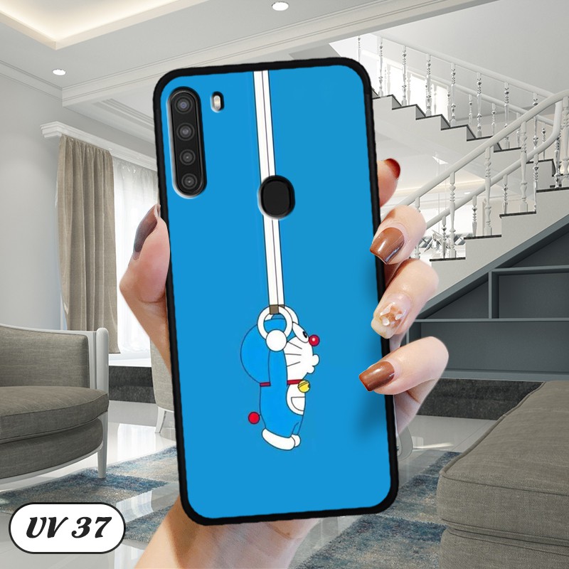 Ốp lưng nhám viền dẻo Samsung Galaxy A21 in hình