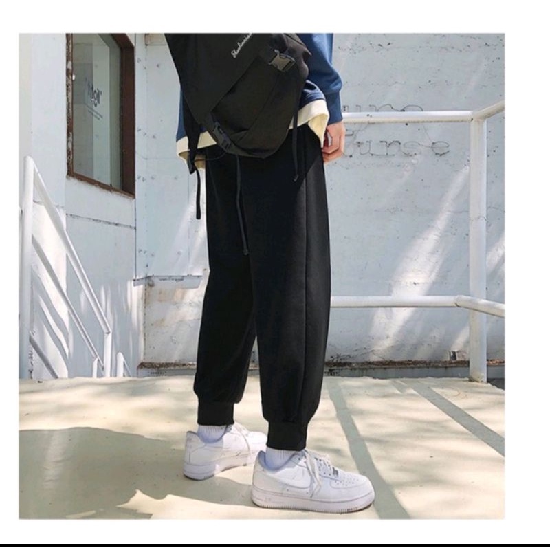 Quần Jogger Nam Nữ Trơn Basic Thun Da Cá ống BO. Phong Cách Thể Dục Thể Thao Năng Động Cá Tính Unisex