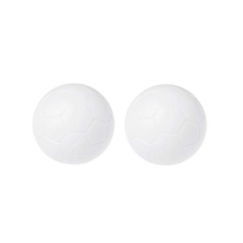 Bộ 2 Quả Bóng Đá Mini Foosball Thay Thế Bằng Nhựa Resin Trang Trí Bàn Làm Việc