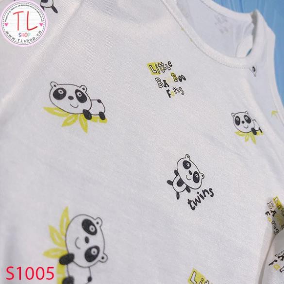 Thời Trang Trẻ Em -Bộ đùi nam nữ hình gấu trúc đang yêu – Quần Áo Bé Trai - Bộ Bé Trai - Quần Áo Bé Gái - Bộ Bé