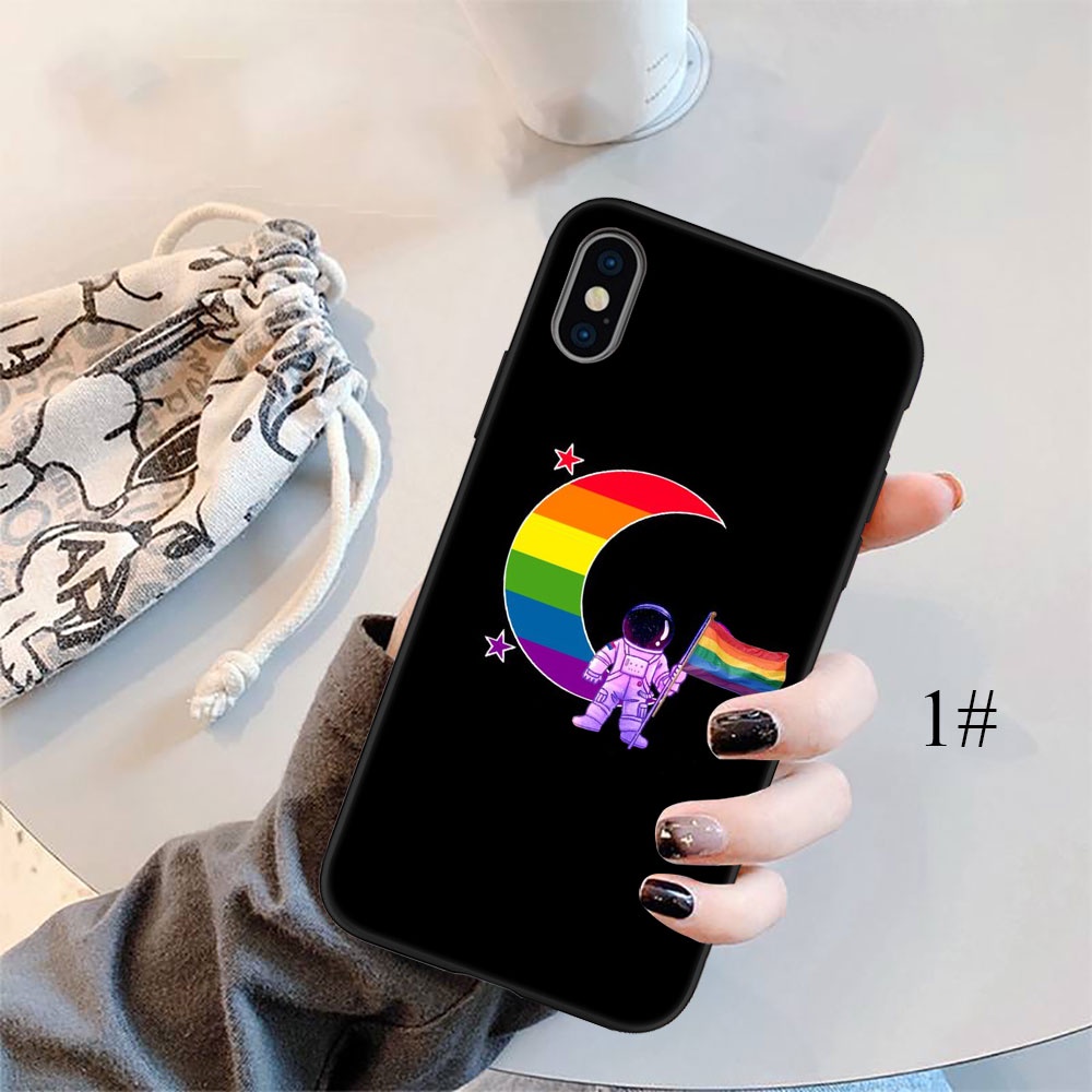 Ốp Điện Thoại Họa Tiết Cầu Vồng LGBT CA52 Cho iPhone 5 5S 6 6S 7 8 11 Pro Max Plus SE XR