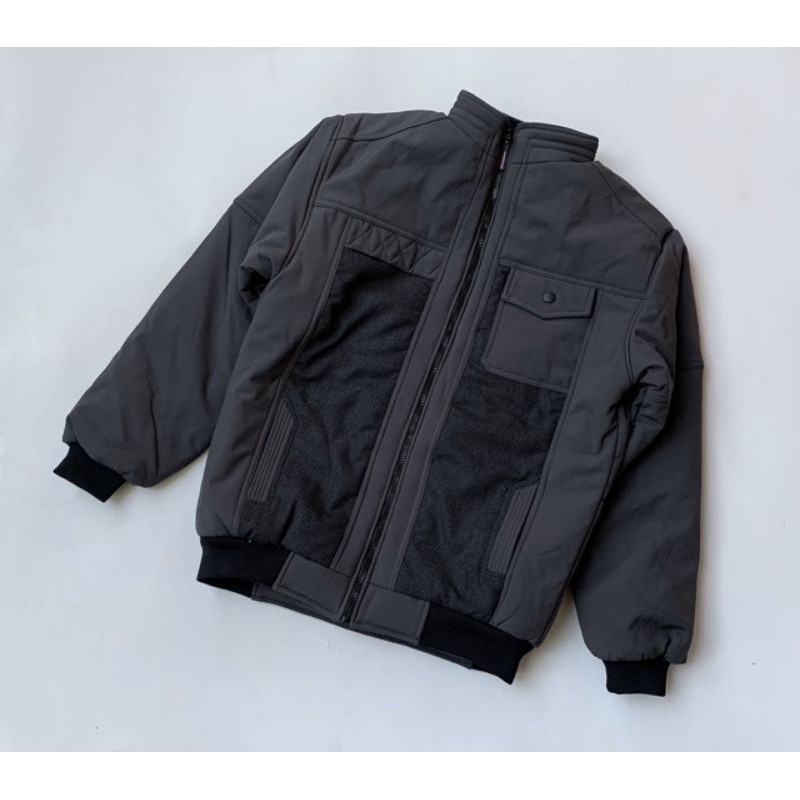 Áo khoác nam trung niên lót lông cho bố cực ấm