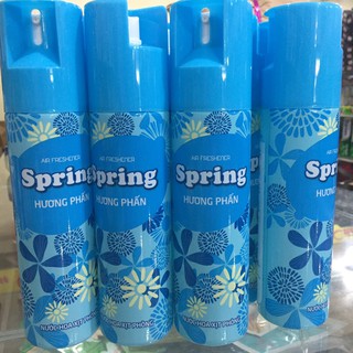 xịt phòng hương phấn 225ml spring