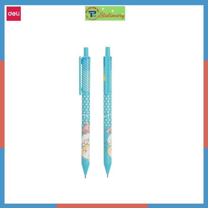 Bút Chì Bấm ngòi Deli Hình Vui Nhộn nét 0.5,0.7mm mã U705, U707