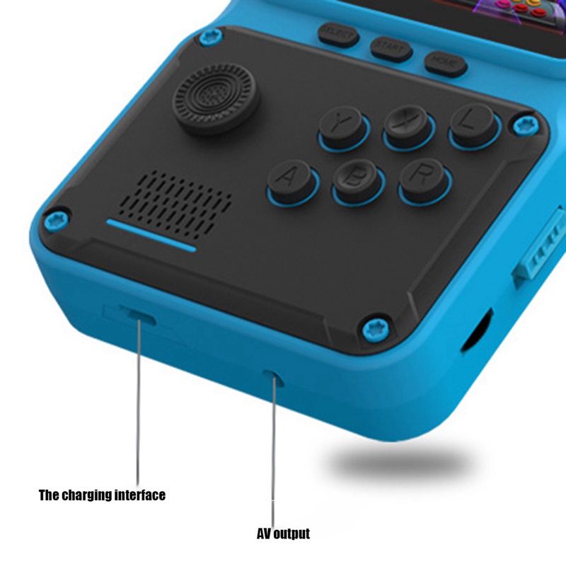 JP09 Handheld Game Console 500-In-1 Retro Mini Game Console, Built-in Battery 300Mah, Supports Five Languages TV Input B