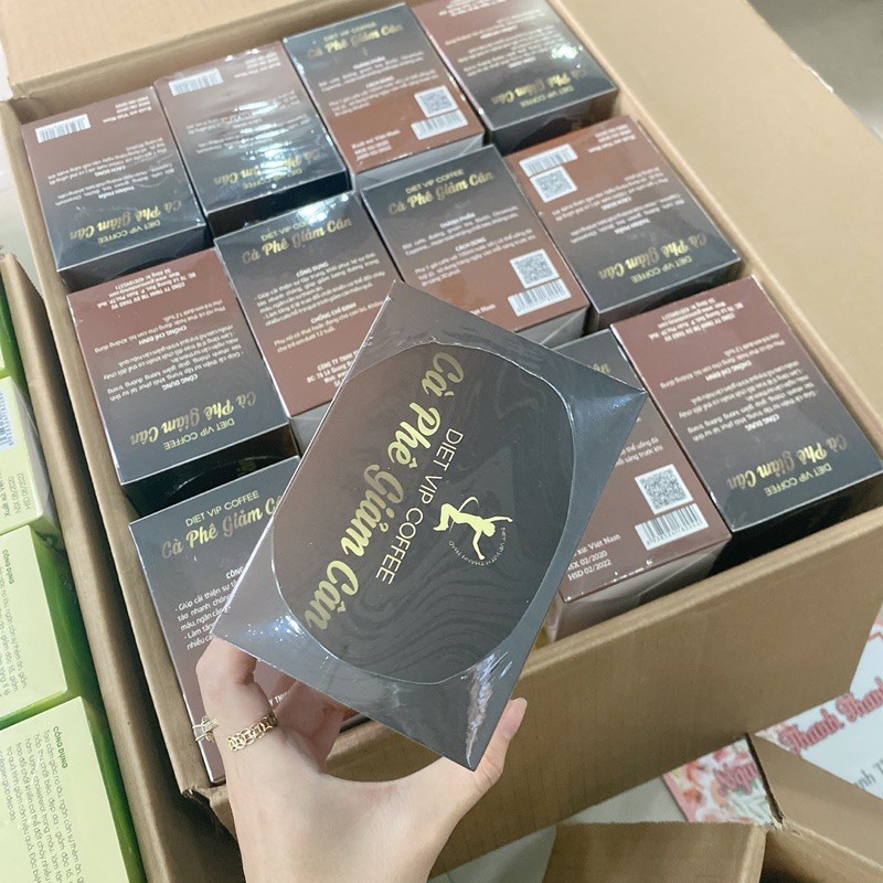 MUA 1 TẶNG 1  GIẢM CÂN CÀ PHÊ DIET VIP CHÍNH HÃNG CTY DATE MỚI kelly coffe