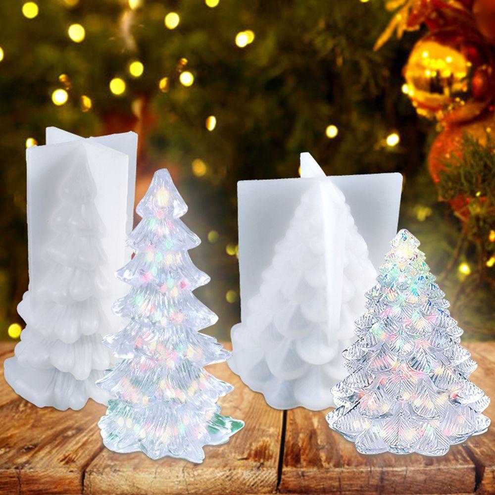 BORAG Khuôn Làm Cây Thông Giáng Sinh 3D Trang Trí Bàn Làm Việc