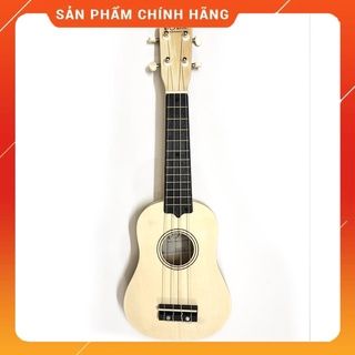 [CHÍNH HÃNG]Đàn Ukulele Gỗ Mộc Nguyên Khối Trơn Không Màu - HÀNG CÓ SẴN