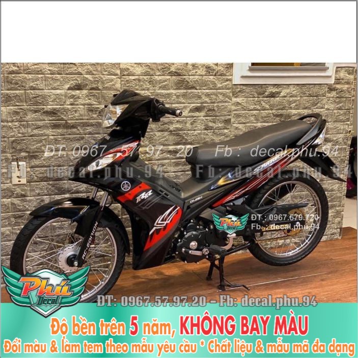 Tem rời Exciter 135 2010 đỏ đen Spark (X) -1