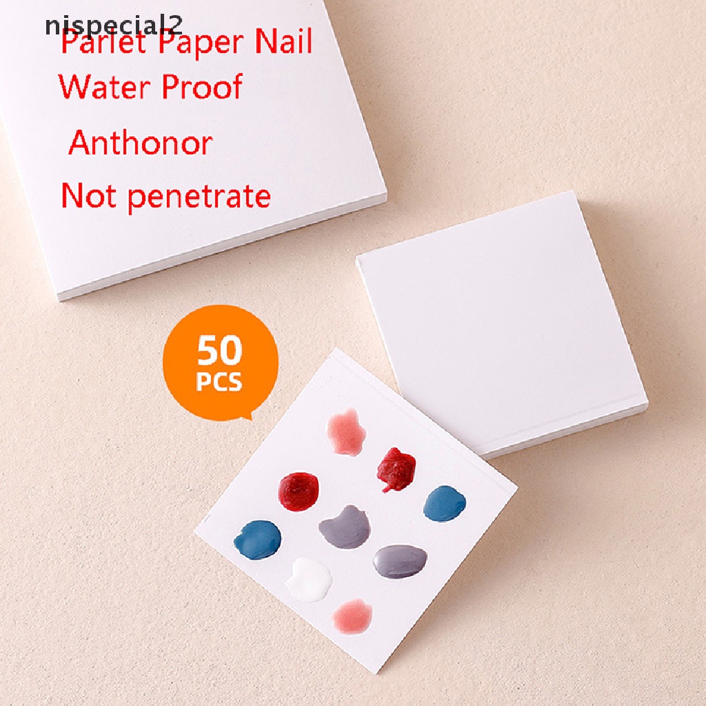 [nispecial2] 50PcsThickening White Cementing Paper Dental Lab Denture Laboratory Mixing Paper [new]