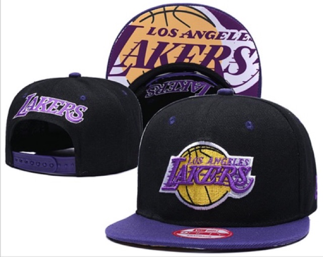 Mũ Snap Back Bóng rổ Lakers