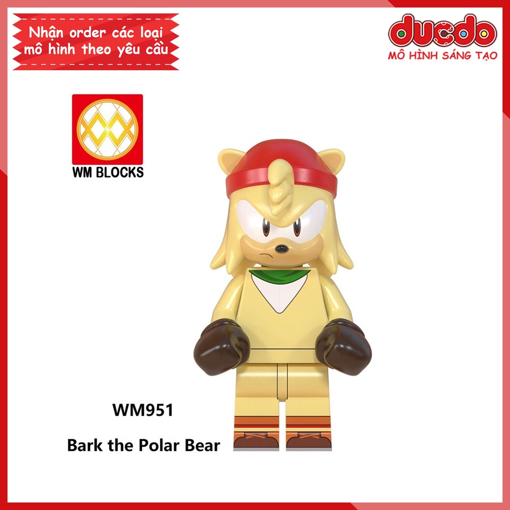 Minifigures các nhân vật trong nhím Sonic the Hedgehog - Đồ chơi Lắp ghép Xếp hình Mini Mô hình WM WM6088