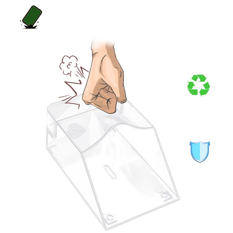 Chuông Cửa Không Dây Trong Suốt Chống Thấm Nước Tiện Dụng