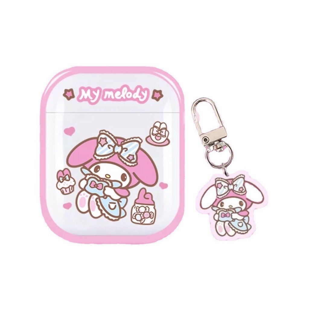 Vỏ bảo vệ tai nghe bluetooth Airpods bằng Sillicone dẻo, ốp Case cute, Airpods 2/pro - ỐP TRONG SUỐT- NUTACASE