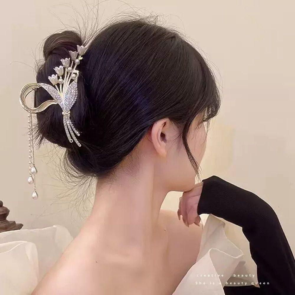 Kẹp Tóc Hình Hoa Tulip / Cá Mập Dễ Thương Cho Nữ