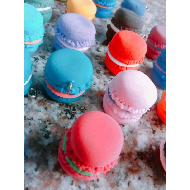 Đất sét super clay siêu nhẹ tự khô combo+bộ 8 cây tạo hình+móc khoá+khoen móc, nặn tượng, tạo hình chụp ảnh, làm slime