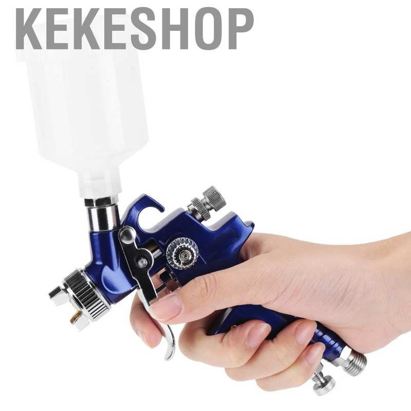 Bộ súng phun sơn mini H-2000A 0.8 / 1.0mm có vòi dung tích 125ml tiện dụng