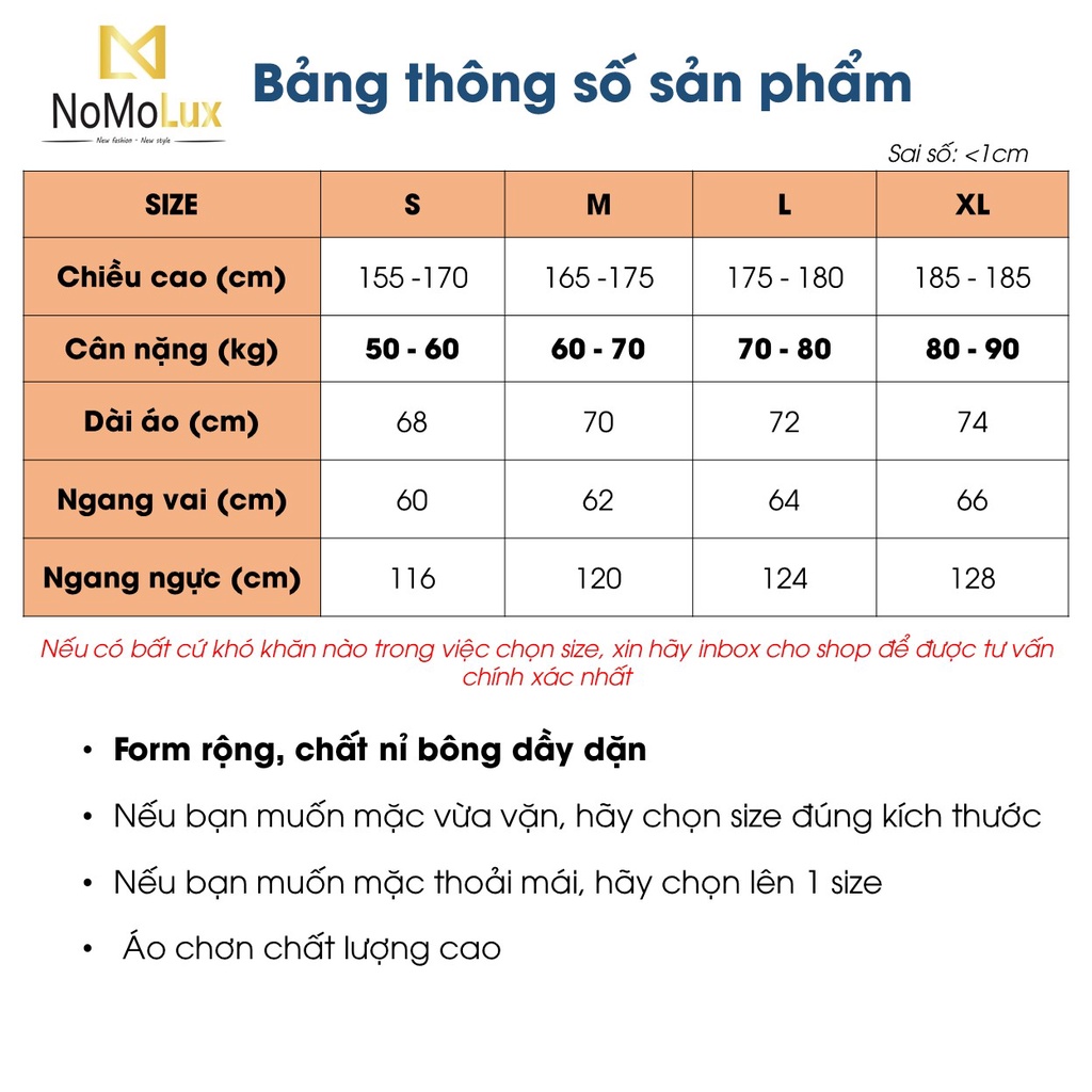 Áo Hoodie nam nữ unisex - Áo sweater có mũ NoMoLux mã HT51 chất nỉ bông cao cấp form basic phong cách Hàn Quốc trẻ trung