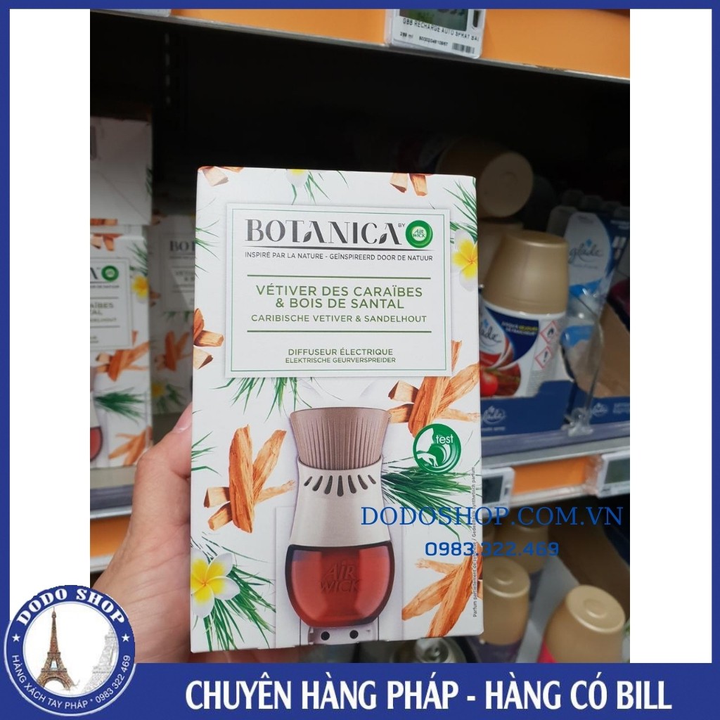 Đèn Xông Tinh Dầu Cắm Điện Airwick ❤️ Máy Khuyêch Tán tinh dầu BOTANICA❤️