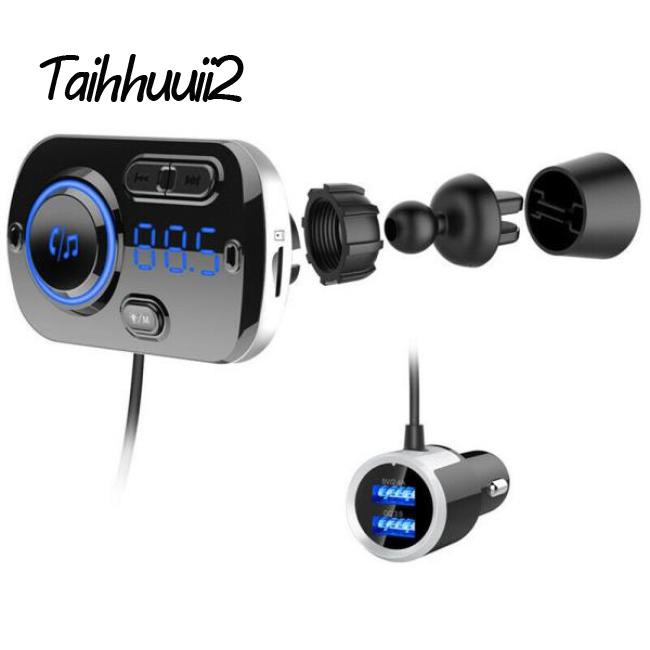 Bộ Phát Sóng Fm Bluetooth Không Dây Huuii Cho Xe Hơi