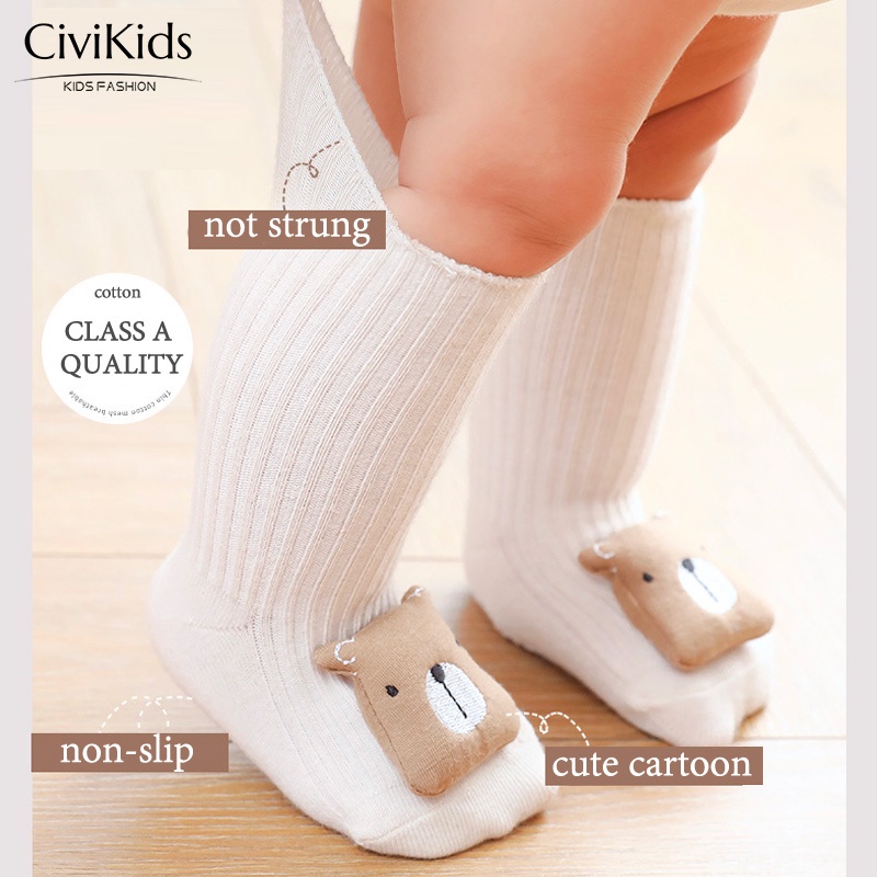 Vớ Cotton Chống Trượt Dễ Thương Cho Bé 0-3 Tuổi 0349