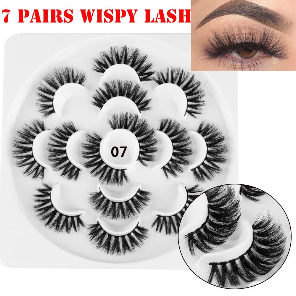 Set 7 Cặp Lông Mi Giả Dài Tự Nhiên MIH SKONHED Dành Cho Nữ