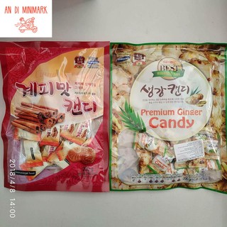 Kẹo quế, Kẹo Gừng Hàn Quốc 200g/bịch