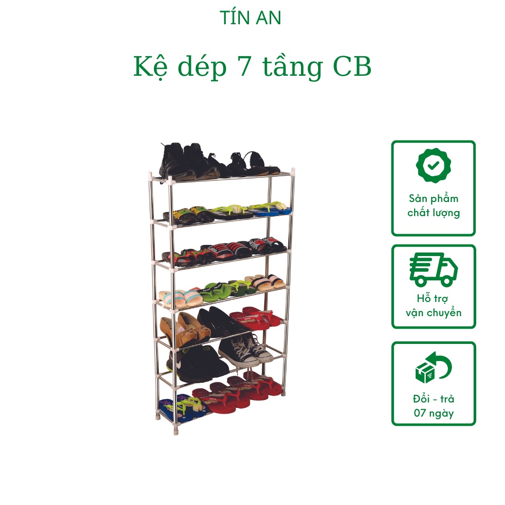 Kệ Inox để giày dép Prota Siêu bền 7 Tầng CB