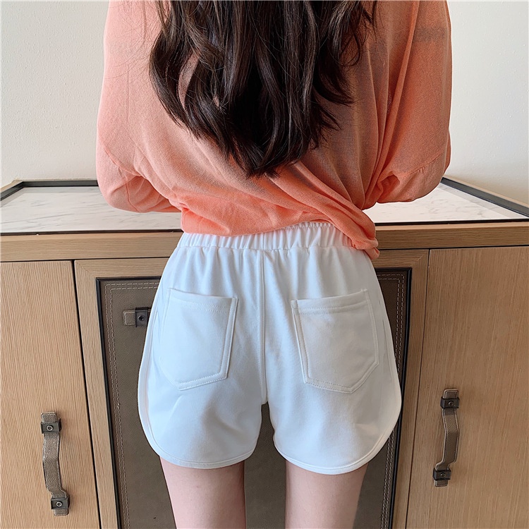 Quần Đùi Nữ RENEE - Quần Short Nữ Vải Umi Da Cá Cao Cấp Cạp Chun Dáng Hộp 4 Túi Kèm Dây Nơ - QD07