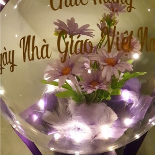 [MIỄN PHÍ VẬN CHUYỂN] HOA BÓNG CÚC HỌA MI TÍM