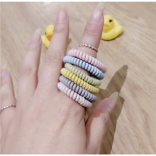 Dây cột tóc lò xo Size bé mini màu  ( 5 sợi)