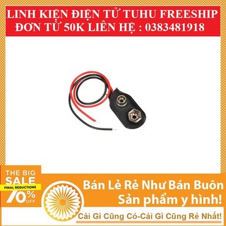 Dây đế pin 9V đế pin chữ nhật pin vuông