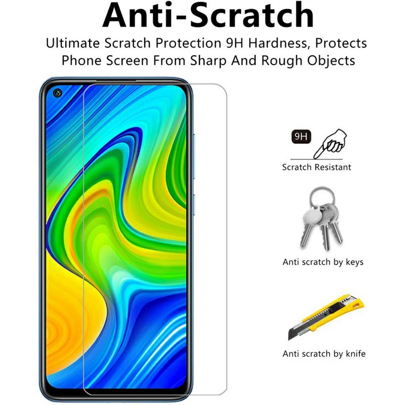 Kính cường Lực Redmi Note 9 / Redmi 10X 4G 💝FREESHIP Từ 50k💝 trong suốt chất đẹp 9H / 2.5D ( tặng keo mép )