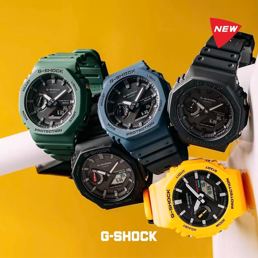 Đồng hồ Nam dây nhựa Casio G-Shock GA-B2100-1ADR chính hãng bảo hành 5 năm Pin trọn đời