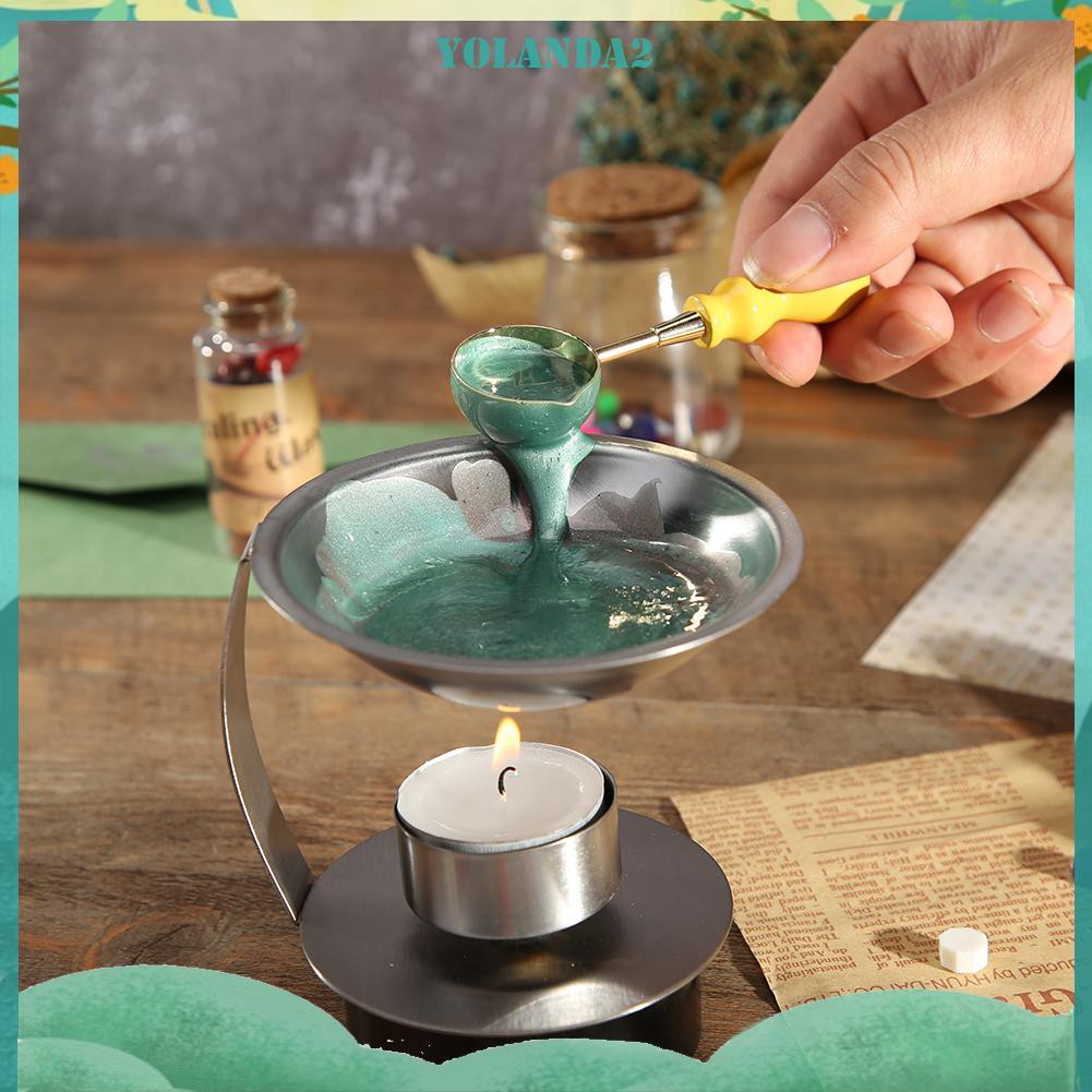 Thìa có tay cầm bằng gỗ để nấu chảy sáp cổ điển tiện lợi và bền