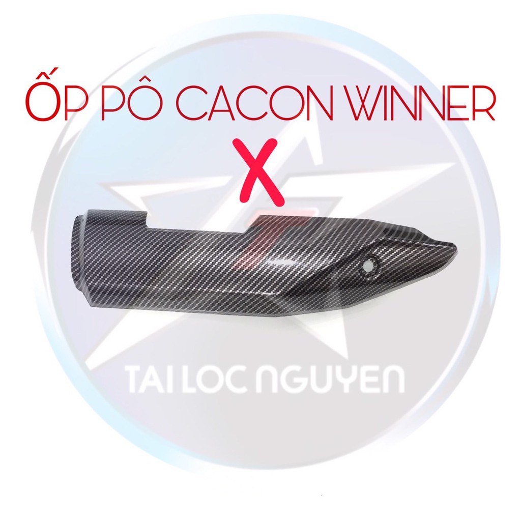 BỘ ỐP PÔ + CHỤP PÔ CACBON CHO HONDA WINNER X