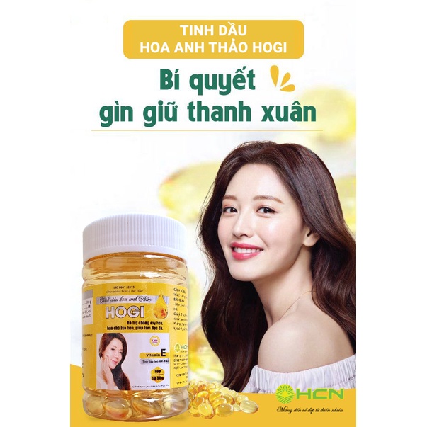 Tinh dầu hoa anh thảo Hogi làm đẹp da ngăn ngừa mụn nội tiết