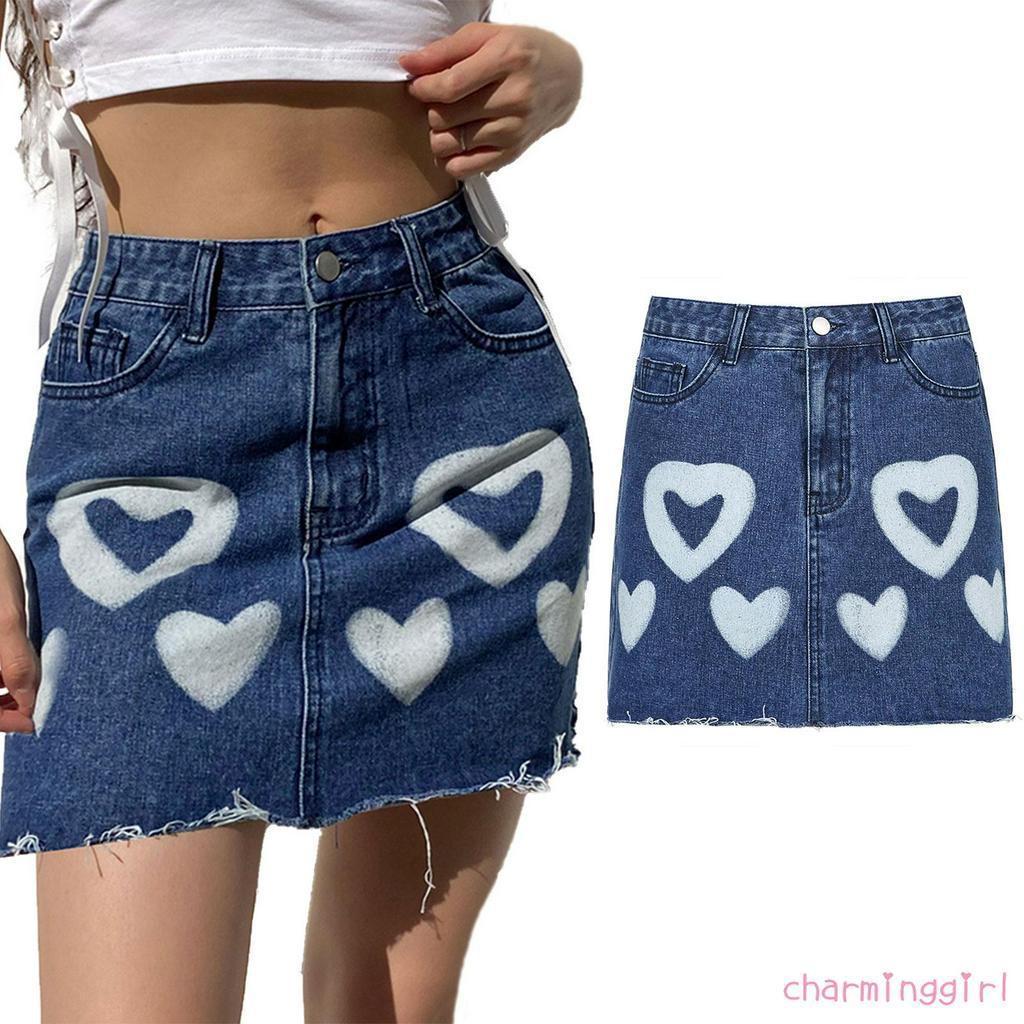 Chân Váy Jeans Thời Trang Dành Cho Nữ