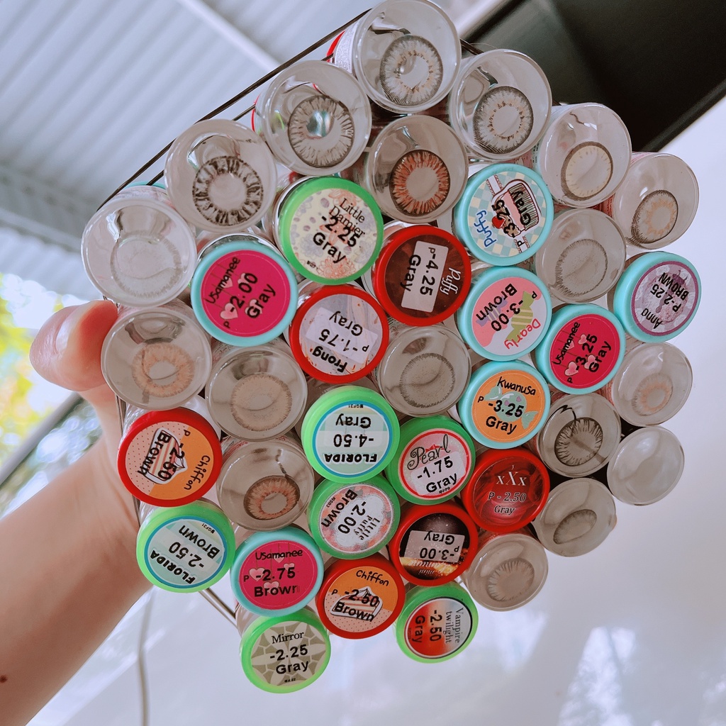 Kính Áp Tròng Lens Mắt Cận Các Độ Từ 1 Đến 5 Độ [Chính Hãng]