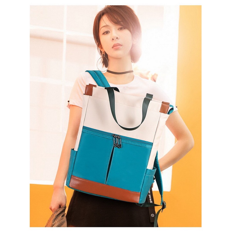 Ba Lô JASMIN NOIR FUNMARDI WLHB2066 Vải Oxford Chống Nước Sức Chứa Lớn Đựng Laptop Khi Đi Du Lịch Dành Cho Nữ