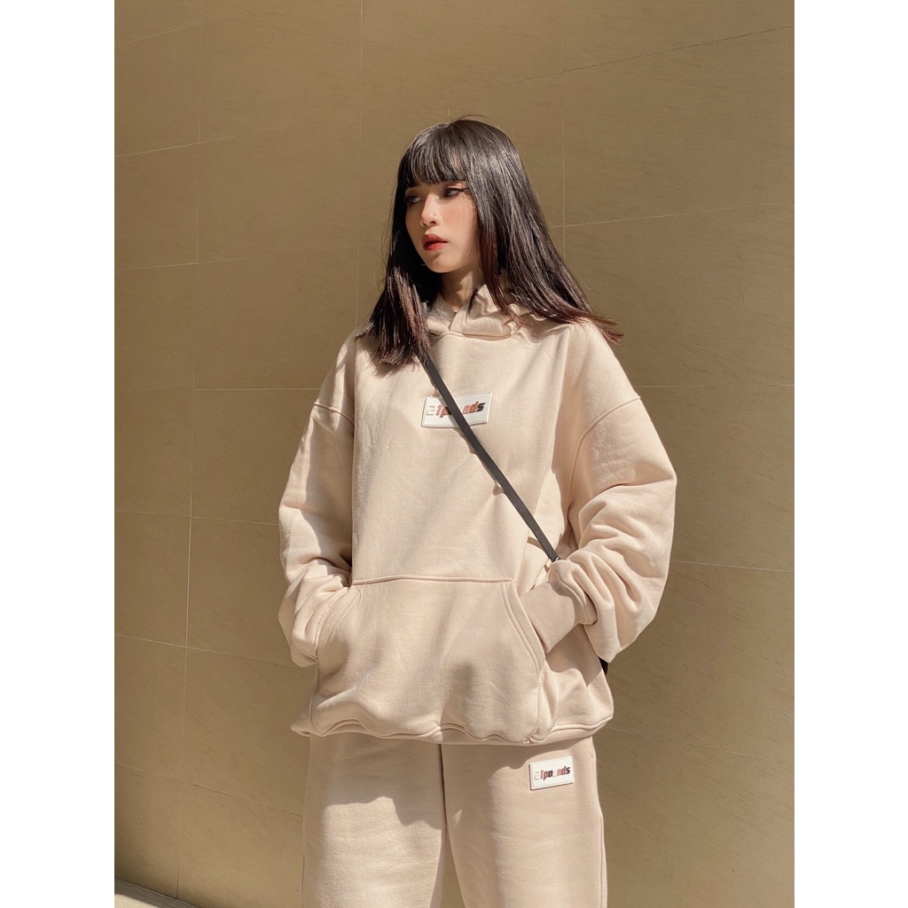 Áo Hoodie nỉ bông color blocked 21pounds