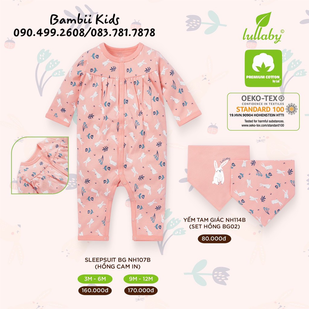 [LULLABY SALE] Bộ Body Cotton Nỉ thu đông bé trai / bé gái