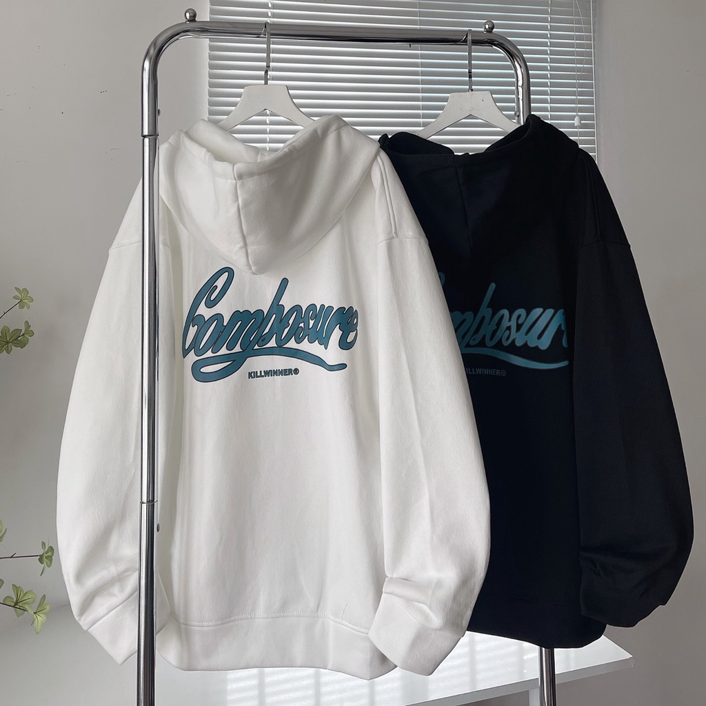 Áo khoác hoodie zip nam nữ unisex Killwiner oversize có nón vải nỉ bông mềm phong cách Ulzzang – Pamée