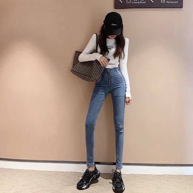 [Mã WASTMAY giảm 15% tối đa 30K đơn 150K] [ NHIỀU MẪU ] QUẦN SKINNY JEAN CẠP CAO_Hình thật | BigBuy360 - bigbuy360.vn