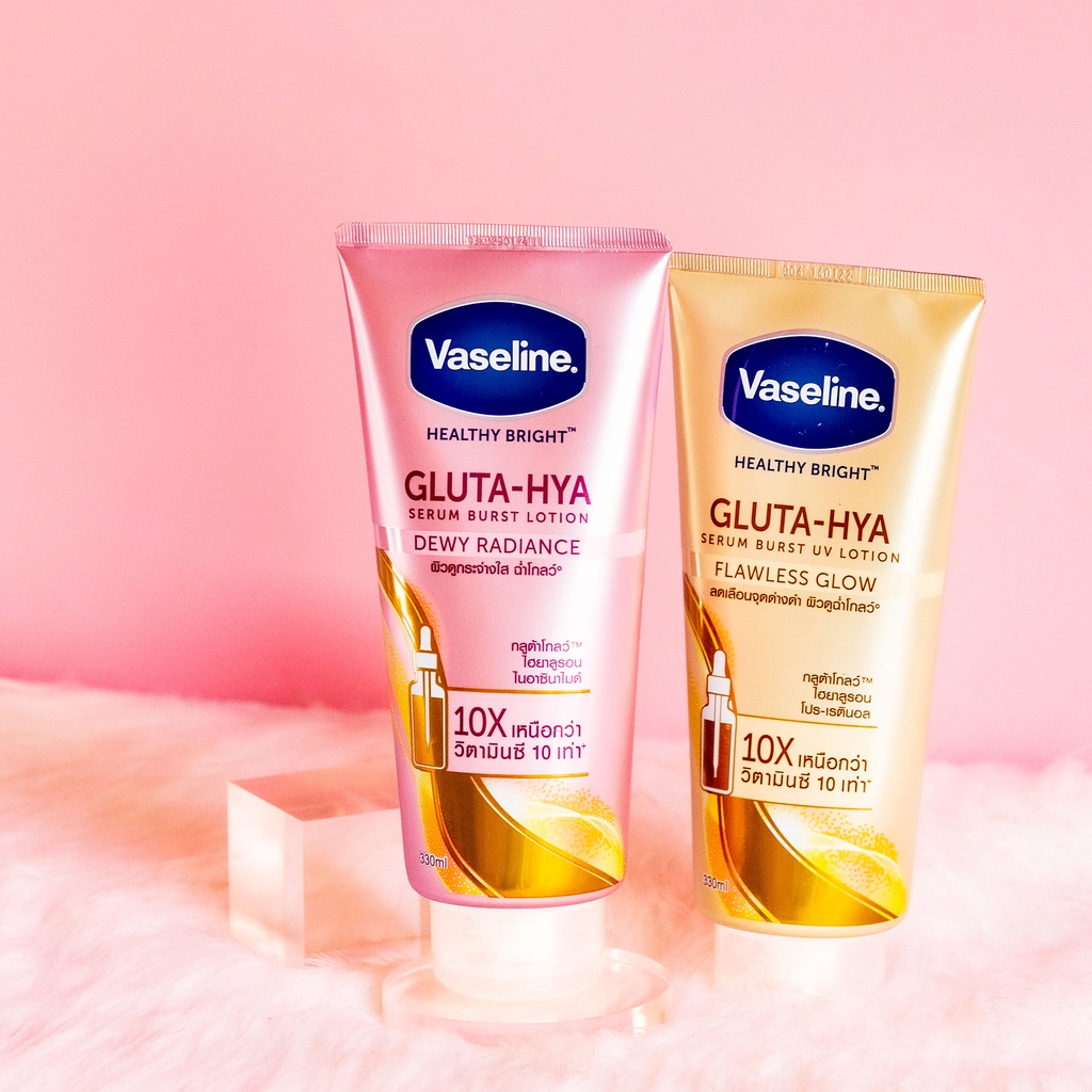 (CHÍNH HÃNG) Sữa Dưỡng Thể Vaseline Healthy Bright Gluta HYA Serum 10X ban ngày và ban đêm