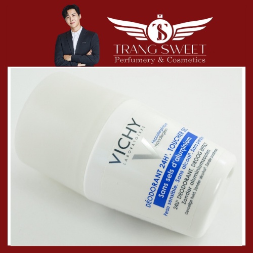 LĂN KHỬ MÙI VICHY - Deodorant Anti-Transpirant 48h 50ml